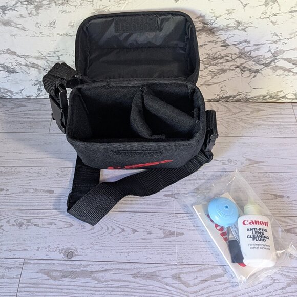 Never Used Canon Canvas Padded Camera Bag w/ original Camera Care Pack - Picture 3 of 4